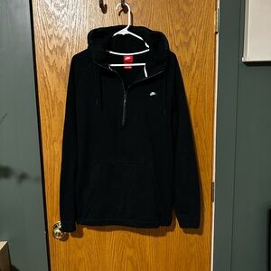 Nike Men's Black Zip-Up Sweatshirt